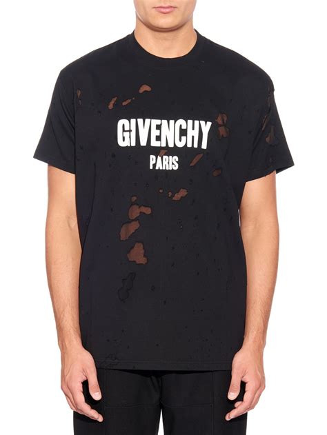 givenchy columbian fit printed cotton jersey t shirt|Givenchy polo shirts.